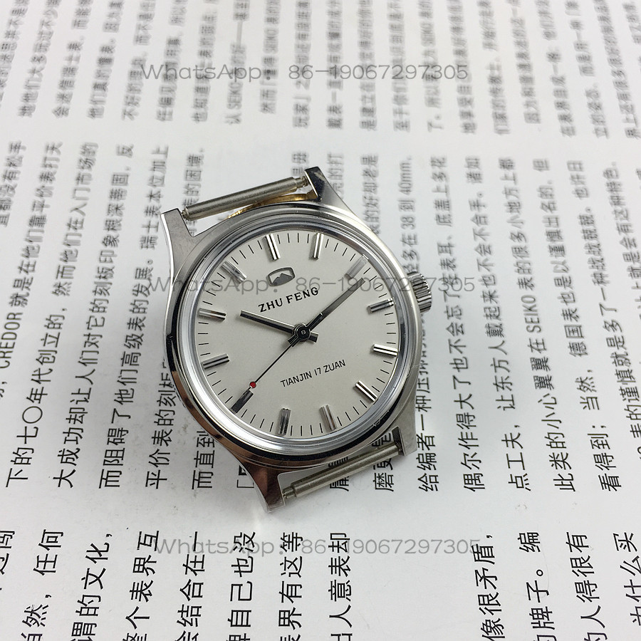 Jewelry For Watches - オリジナルストック、全鋼製中型、天津エベレストブランド手動機械式時計、直径32mm、無料ストラップ